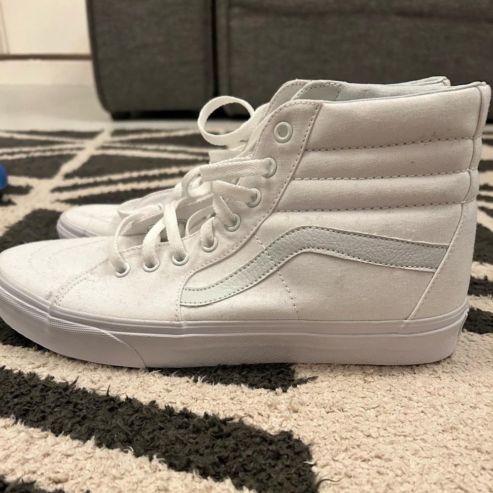white vans high tops size "12.5"